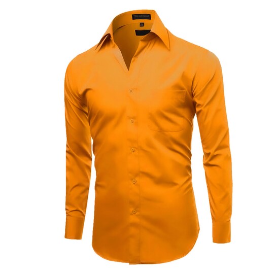Men's Solid Orange Long Sleeve Dress Shirt, Size: XL, Color: Orange | Michaels Men's Solid Orange Long Sleeve Dress Shirt, Size: XL, Color: Orange | Michaels